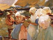 Joaquin Sorolla Y Bastida Selling the Cath at Valencia oil